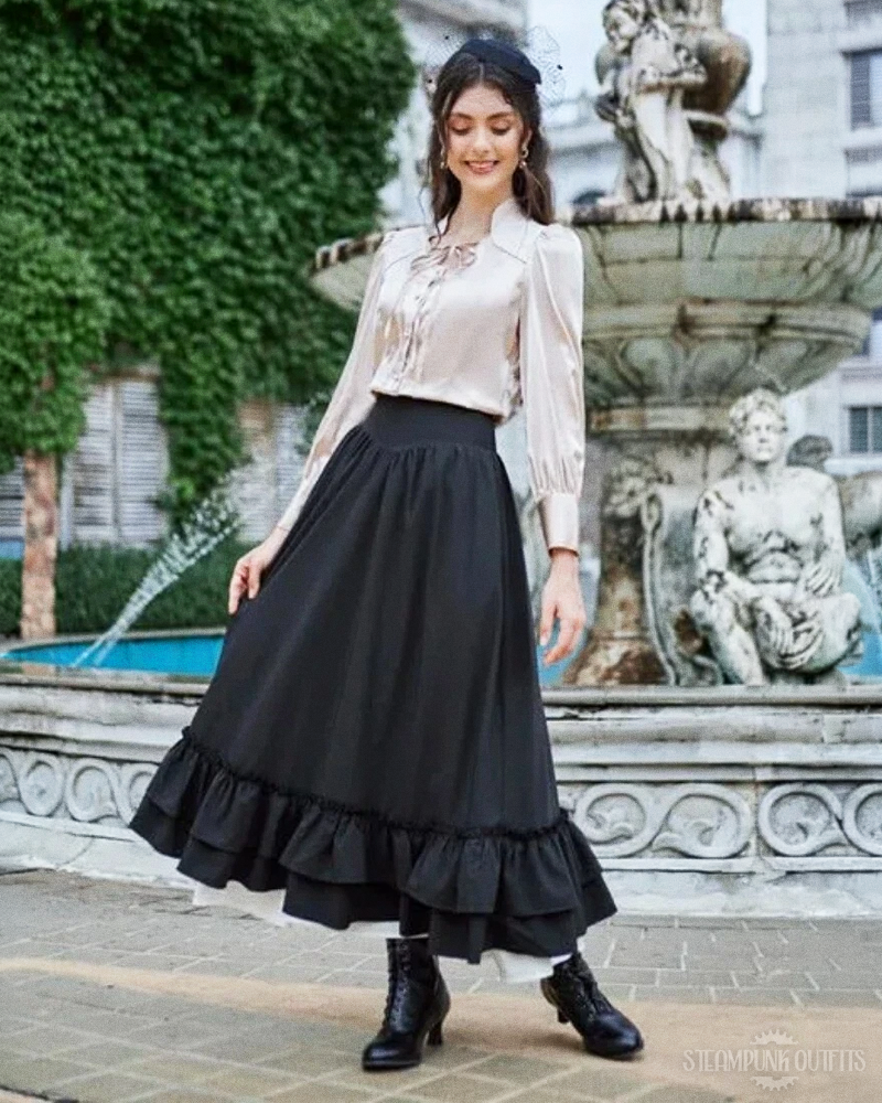 Steampunk Victorian Skirt