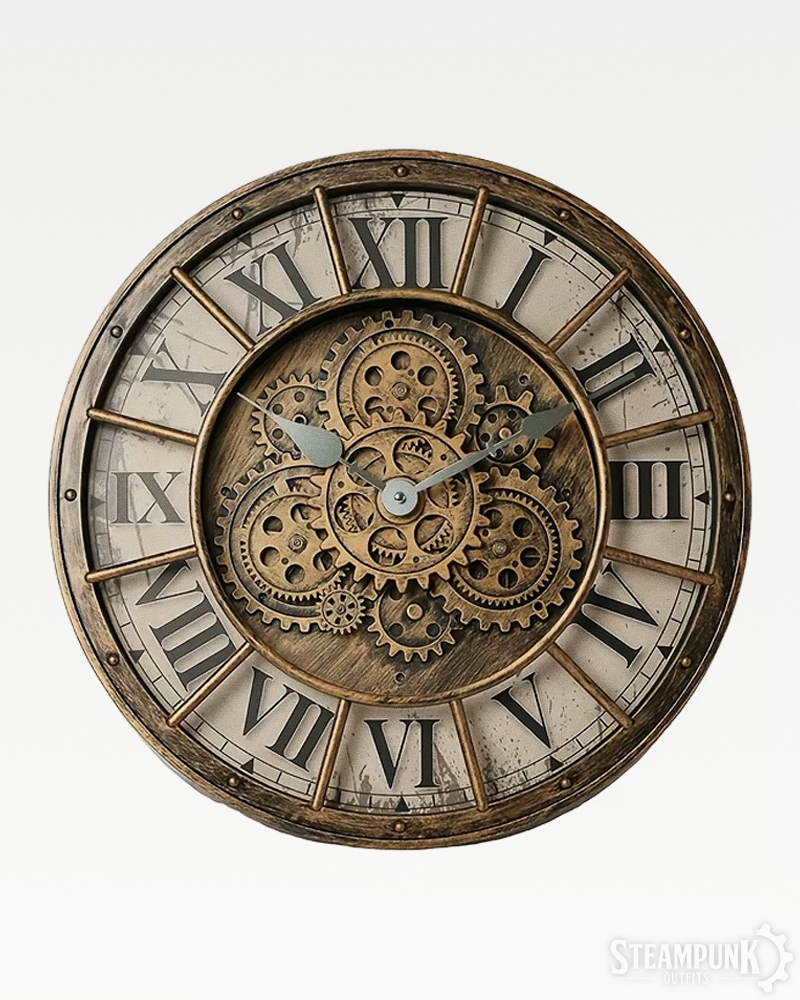 Steampunk Wall Clock