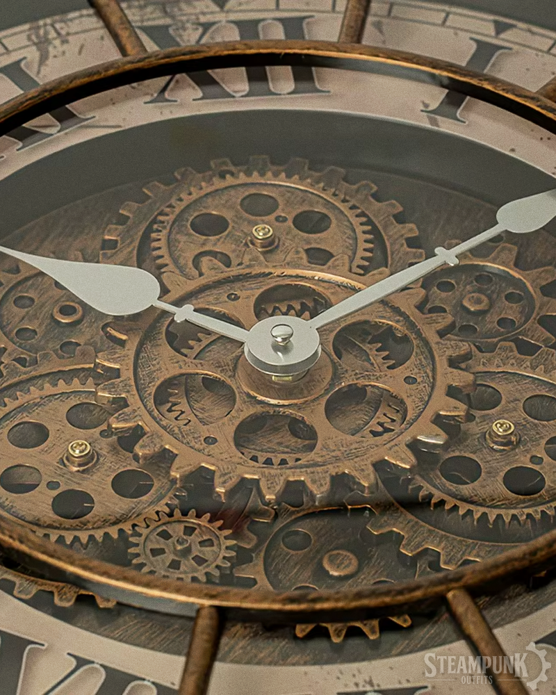 Steampunk Wall Clock