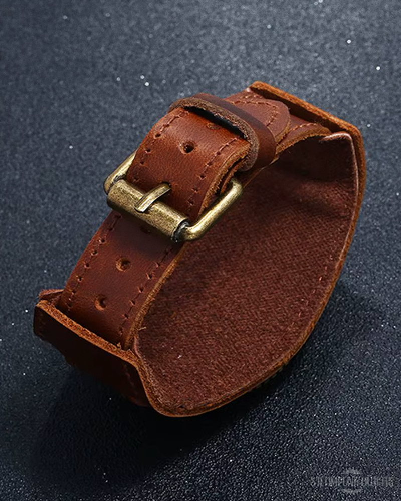 Steampunk Wide Band Watch