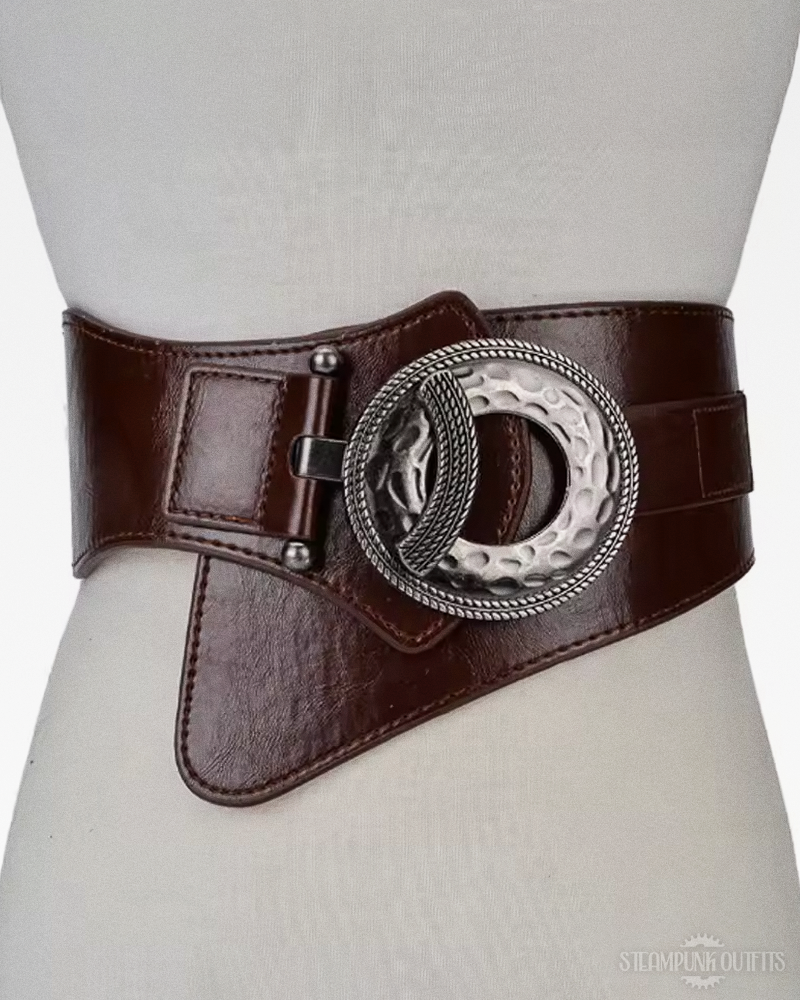 Steampunk Wide Waist Belt