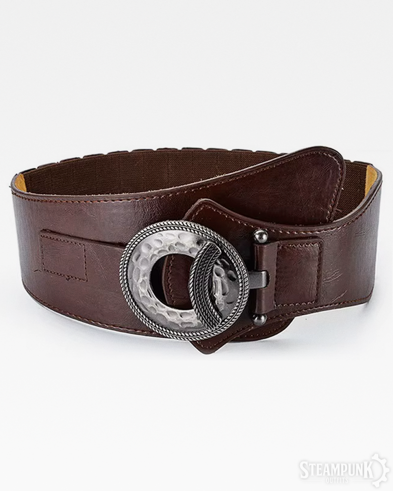 Steampunk Wide Waist Belt