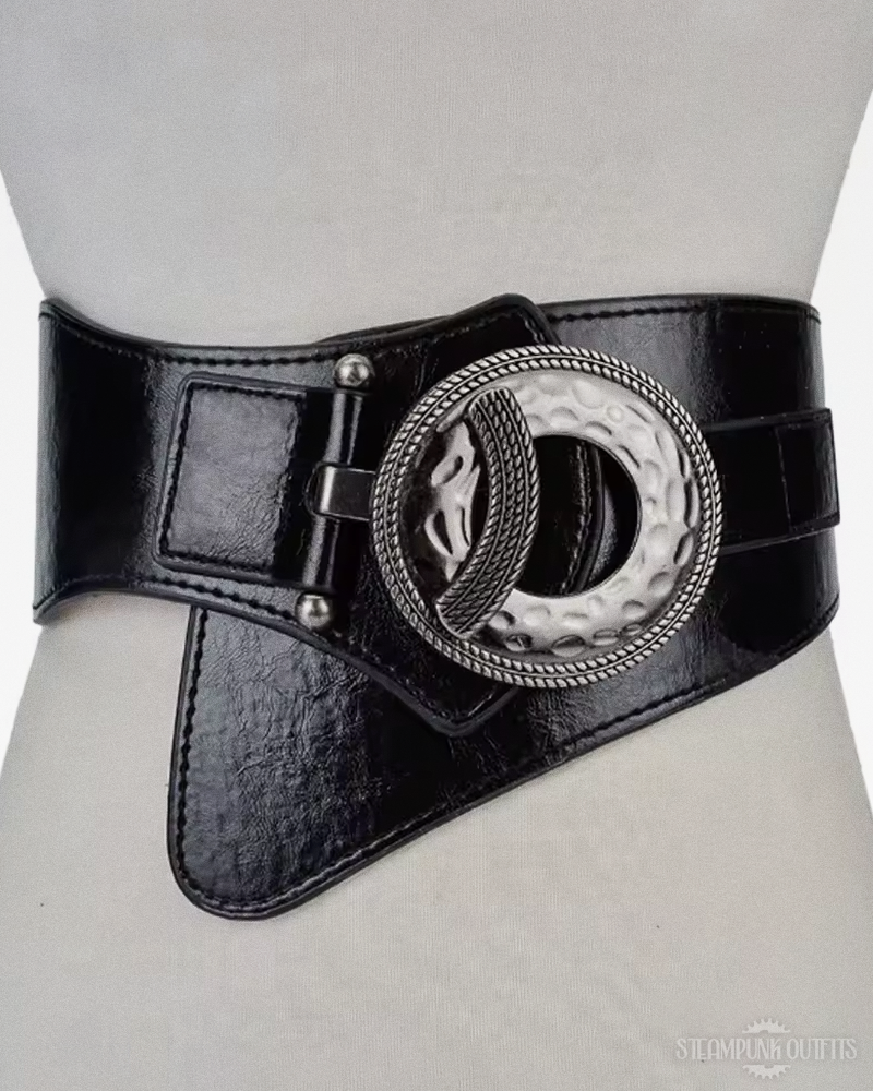 Steampunk Wide Waist Belt