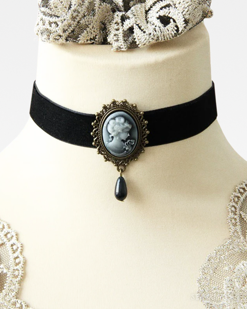Victorian Cameo Choker