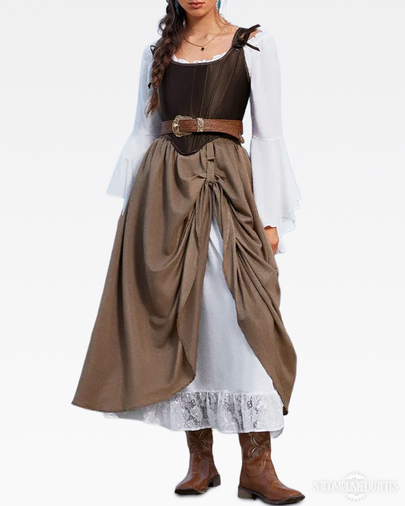 Victorian High-Waisted Skirt