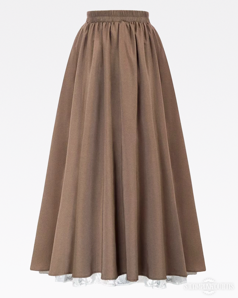 Victorian High-Waisted Skirt