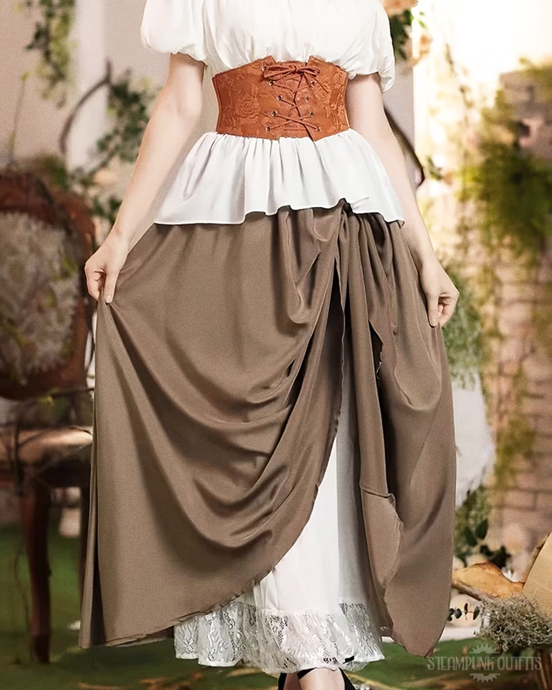 Victorian High-Waisted Skirt