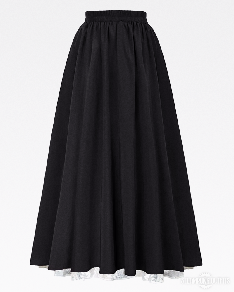 Victorian High-Waisted Skirt