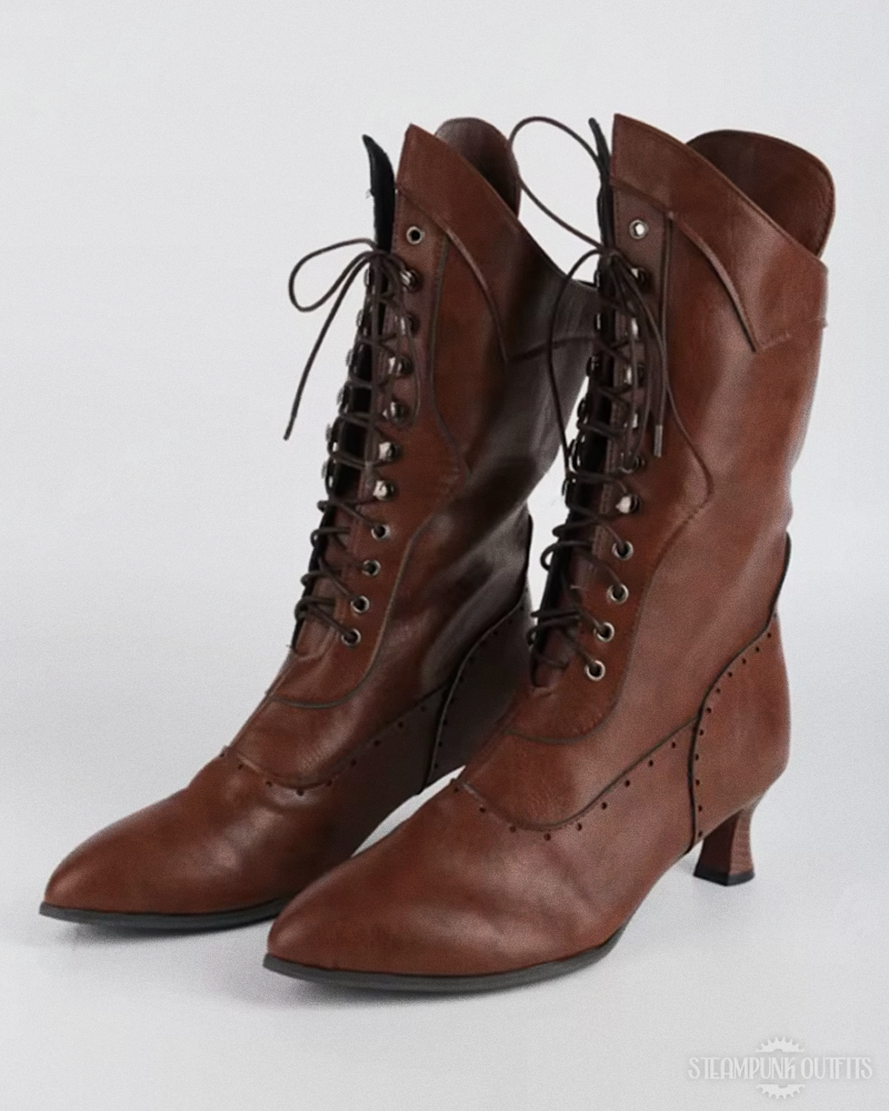 Victorian Lace Up Boots