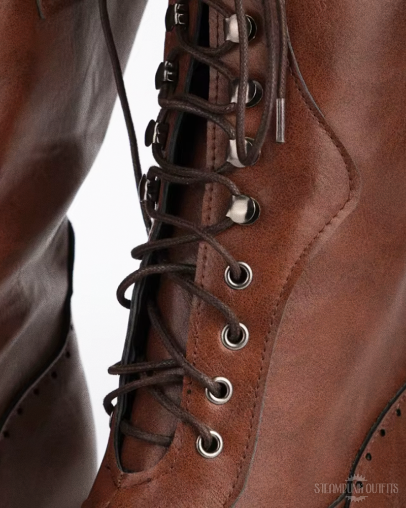 Victorian Lace Up Boots