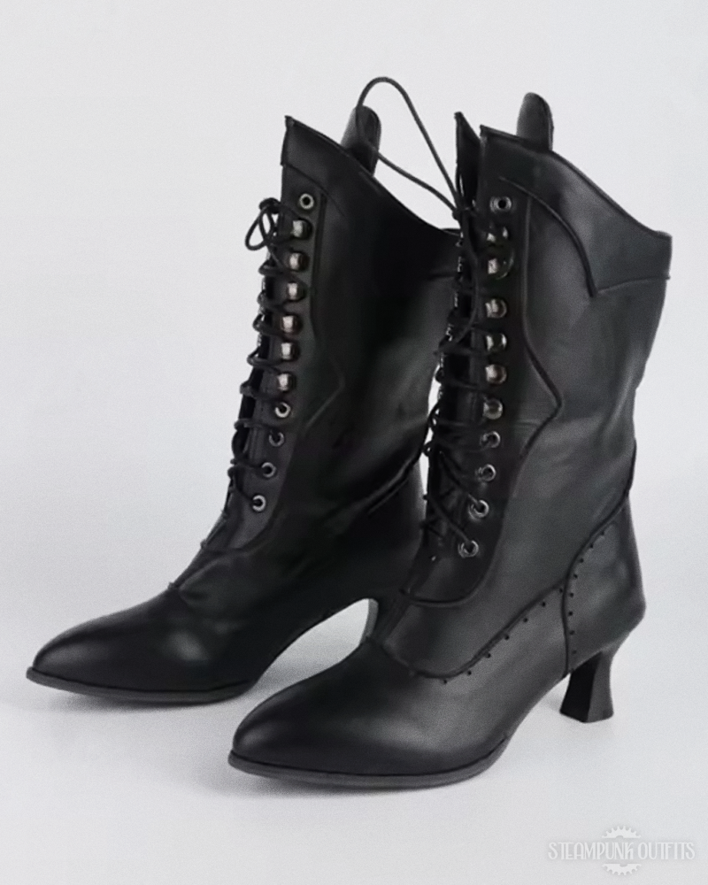 Victorian Lace Up Boots