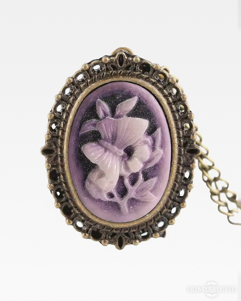 Victorian Lilac Necklace