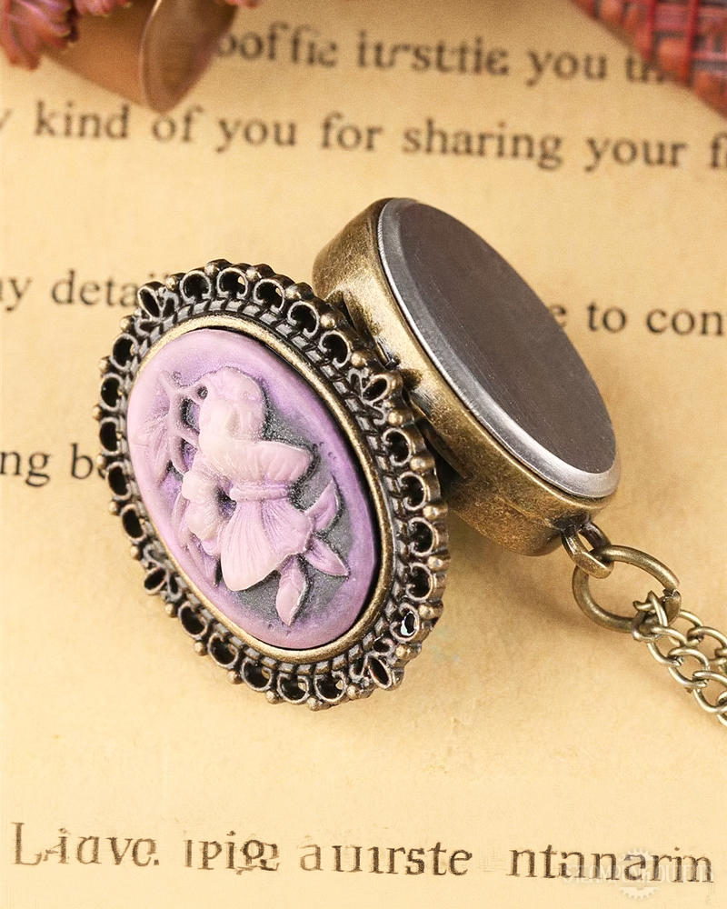 Victorian Lilac Necklace