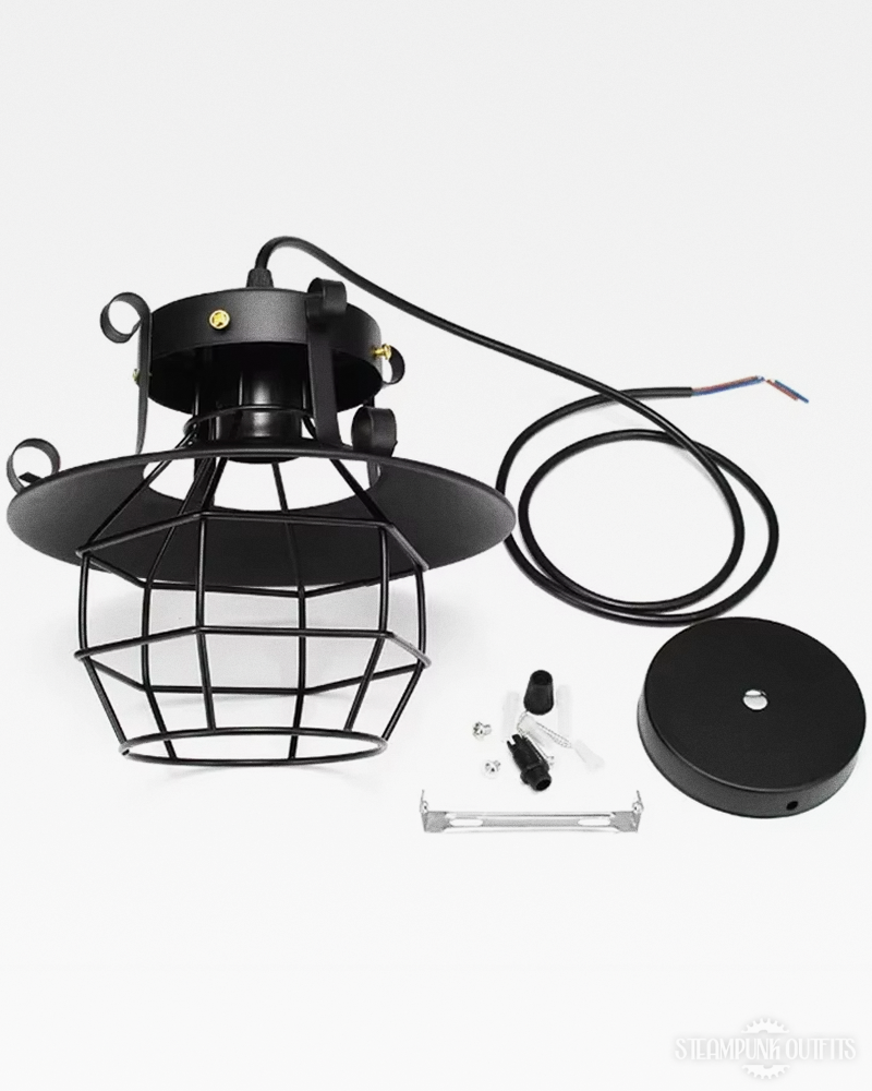 Vintage Industrial Steampunk Pendant Lamp