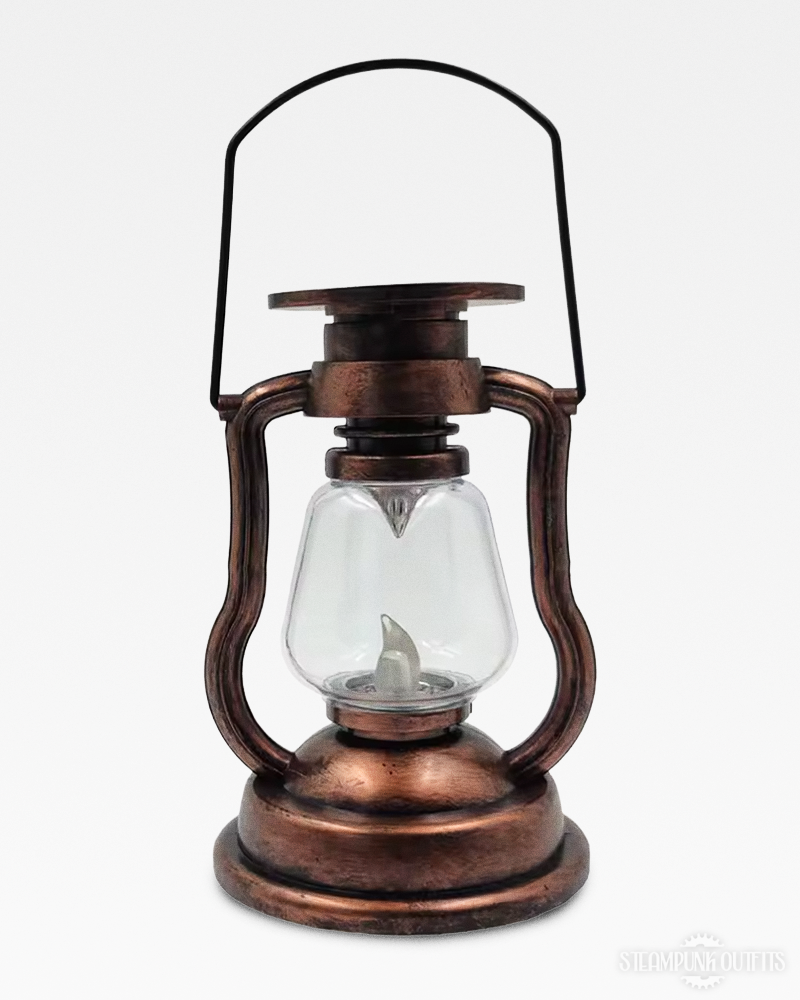 Vintage Steampunk Lantern Lamp