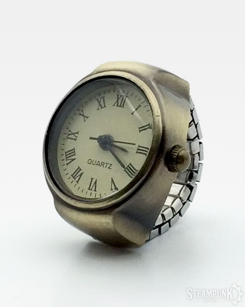 Vintage Steampunk Watch Ring