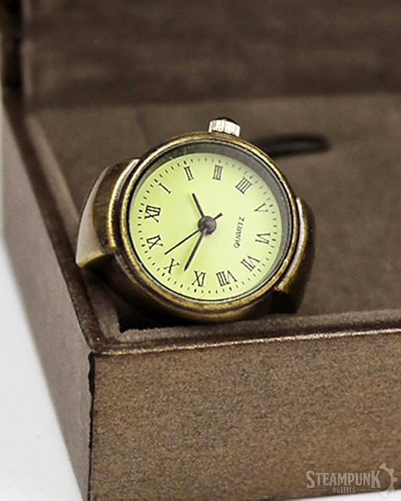Vintage Steampunk Watch Ring