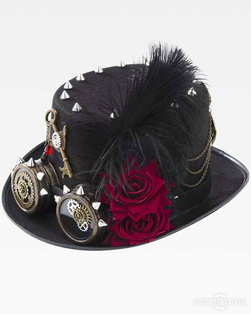 Womens Steampunk Top Hat