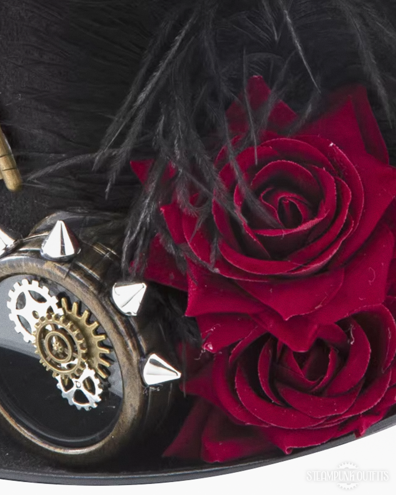 Womens Steampunk Top Hat