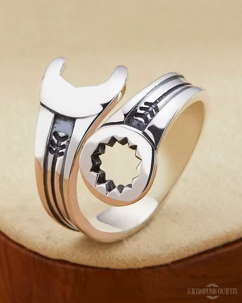 Wrench Steampunk Ring