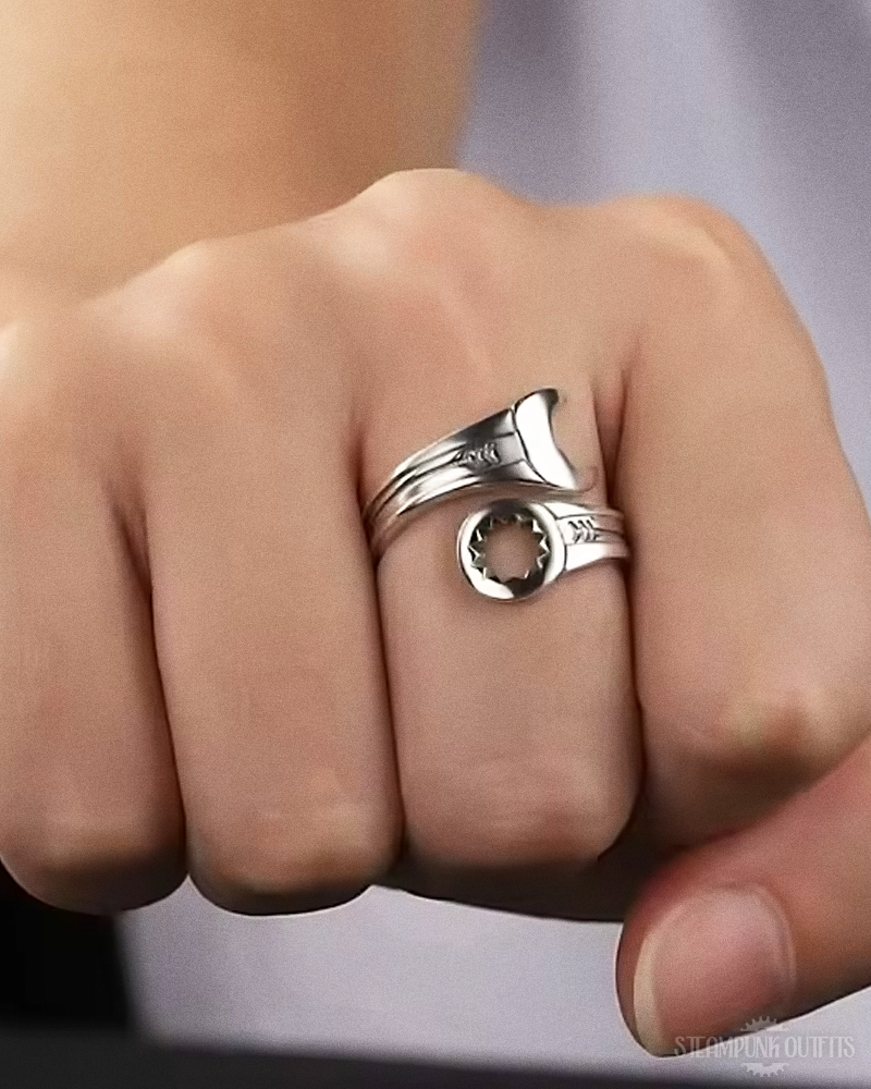 Wrench Steampunk Ring
